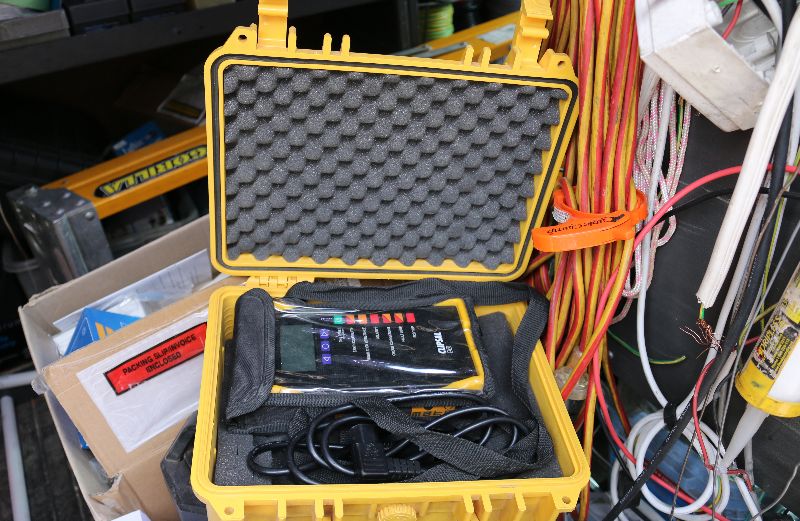 Electrical wiring repairs and maintenance by Modbury electricians Modbury electricians testing electrical wiring to find electrical fault and plan repairs